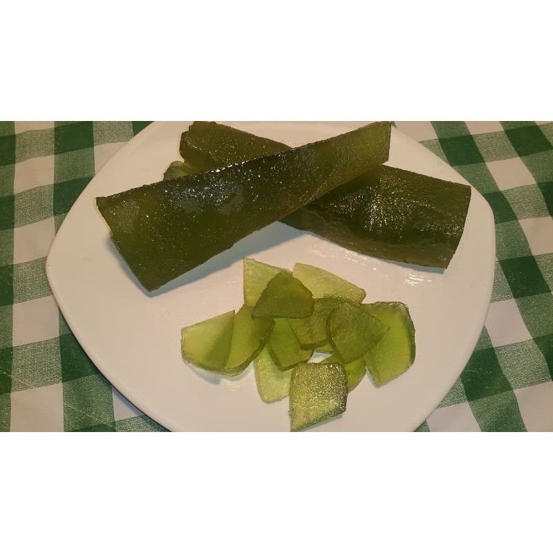láminas-de-calabaza-verde-confitada