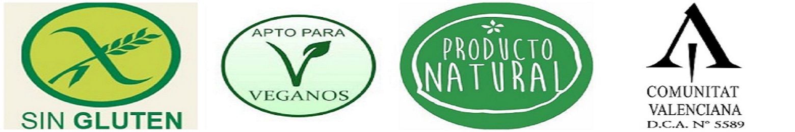 sin gluten apto para veganos producto natural comunitat valenciana
